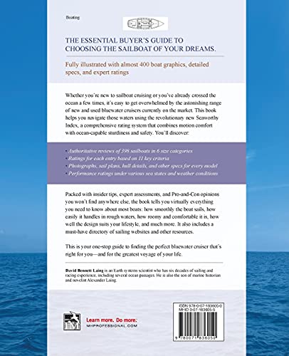 Bluewater Cruisers: A Bythenumbers Compilation Of Seaworthy, Offshorecapable Fiberglass Monohull Production Sailboats By Nort