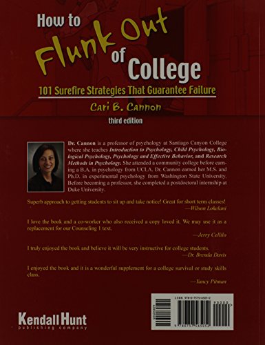 How to Flunk Out of College: 101 Surefire Strategies That Failure,Used