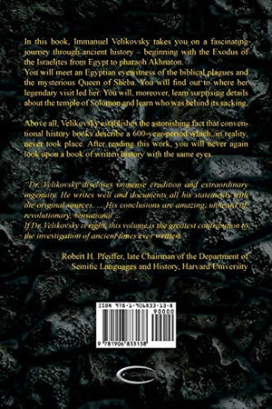 Ages in Chaos I: From the Exodus to King Akhnaton,Used