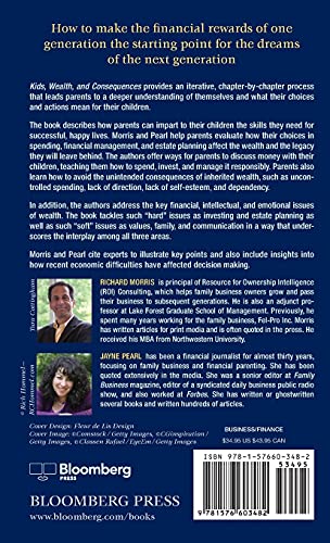 Kids, Wealth, And Consequences: Ensuring A Responsible Financial Future For The Next Generation,New