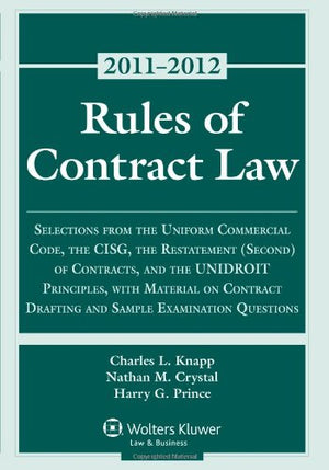 Rules of Contract Law 2011 Statutory Supplement,Used