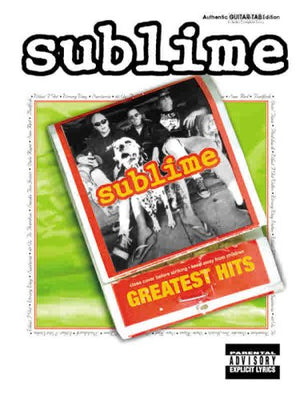 Sublime  Greatest Hits: Authentic Guitar TAB,Used
