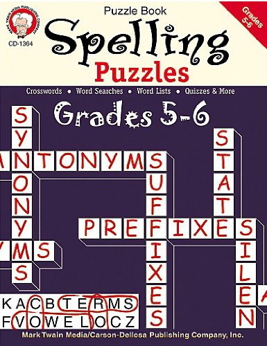 Spelling Puzzles, Grades 5  6,Used