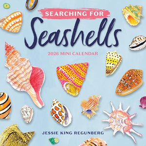 Searching For Seashells Mini Wall Calendar 2026