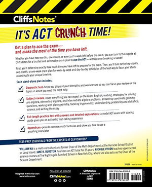Cliffsnotes Act Cram Plan (CliffsNotes Cram Plan),Used