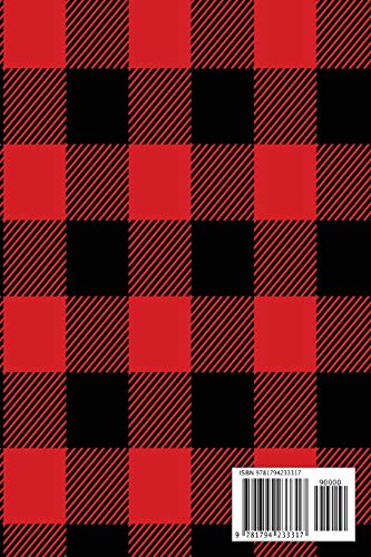 Address Book: Include Alphabetical Index With Lumberjack plaid seamless pattern cover,Used