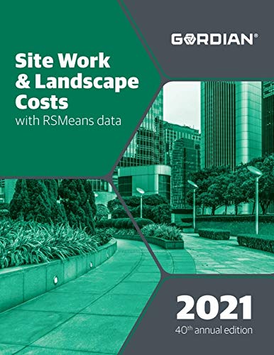 Site Work & Landscape Costs With RSMeans Data 2021 (Means Site Work and Landscape Cost Data),Used