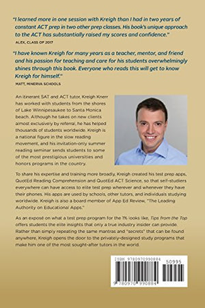 Tips From The Top: A Tutor to the 1% Reveals His Tricks,Used