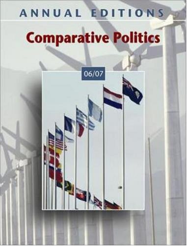 Annual Editions: Comparative Politics 06/07,New