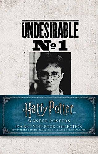 Harry Potter: Wanted Posters Pocket Notebook Collection (Set of 3),Used