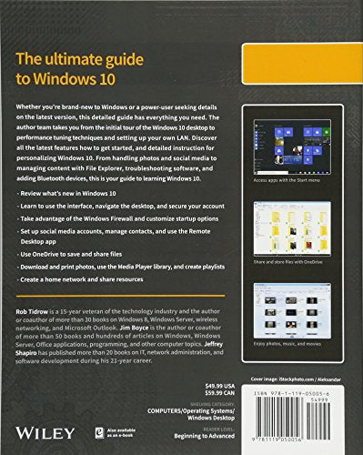 Windows 10 Bible,Used