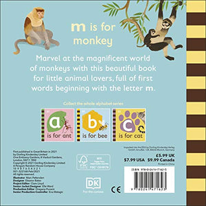 M Is For Monkey (The Animal Alphabet Library)