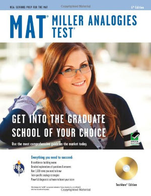 Miller Analogies Test (Mat) With Testware, 6Th Edition (Book & Cdrom),New