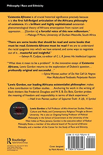 Existentia Africana (Africana Thought),Used
