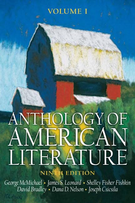Anthology of American Literature, Volume I (Anthology of American Literature),Used