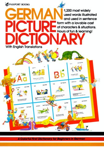 German Picture Dictionary with English Translations (German Edition),Used
