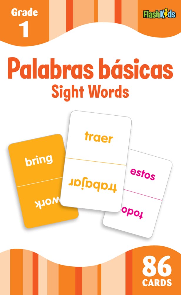 Sight Words (Flash Kids Spanish Flash Cards) 86 Cards (Flash Kids Flash Cards),Used