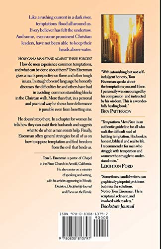 Temptations Men Face: Straightforward Talk on Power, Money, Affairs, Perfectionism, Insensitivity (Saltshaker Books),Used