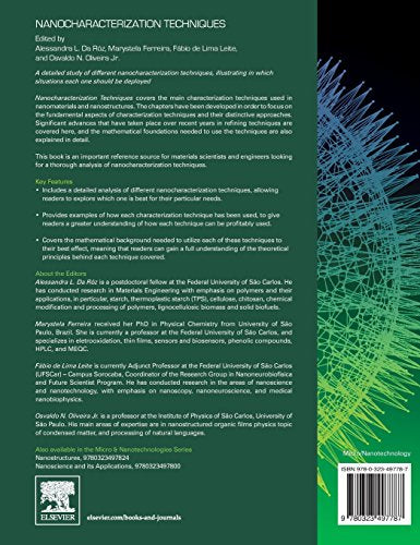 Nanocharacterization Techniques (Micro and Nano Technologies),Used