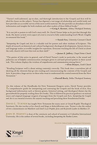 Interpreting The Gospels And Acts: An Exegetical Handbook (Handbooks For New Testament Exegesis),New