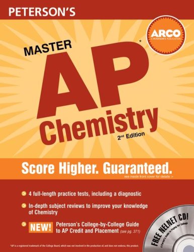 Peterson's Master AP Chemistry,Used