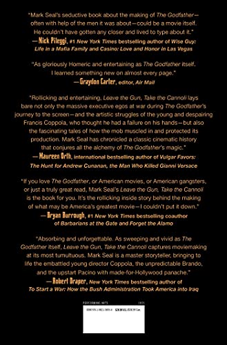 Leave The Gun, Take The Cannoli: The Epic Story Of The Making Of The Godfather,New