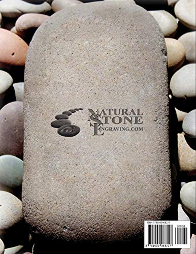 THE ART PROCESS AND TECHNIQUE OF NATURAL STONE ENGRAVING: Stone Engraving NEW BLACK AND WHITE,Used