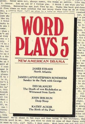 Wordplays Five: New American Drama (Drama Contemporary S),New
