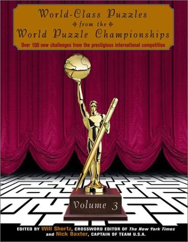 WorldClass Puzzles from the World Puzzle Championships, Volume 3 (Other),New