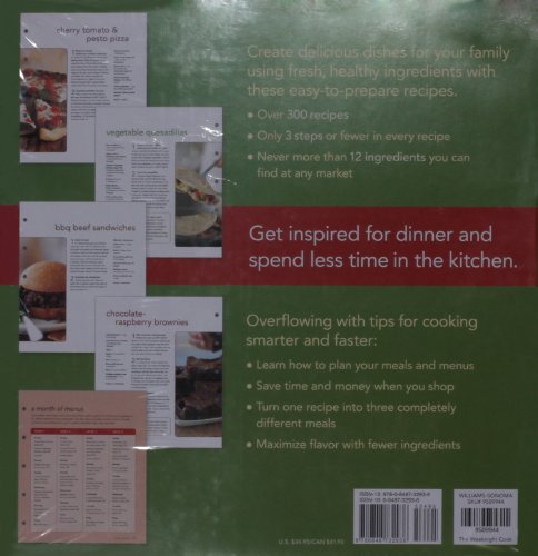 Williamssonoma The Weeknight Cook: Fresh & Simple Recipes For Good Food Everyday,Used
