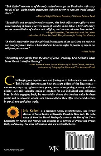 What Jesus Meant: The Beatitudes and a Meaningful Life (Daily Study Bible),New