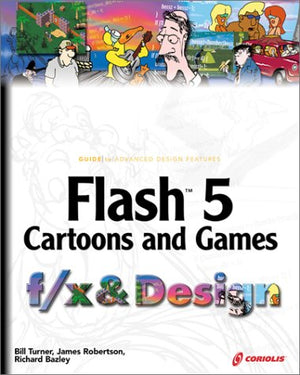 Flash 5 Cartoons and Games f/x and Design,Used