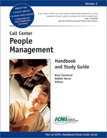 Call Center People Management Handbook and Study Guide,Used