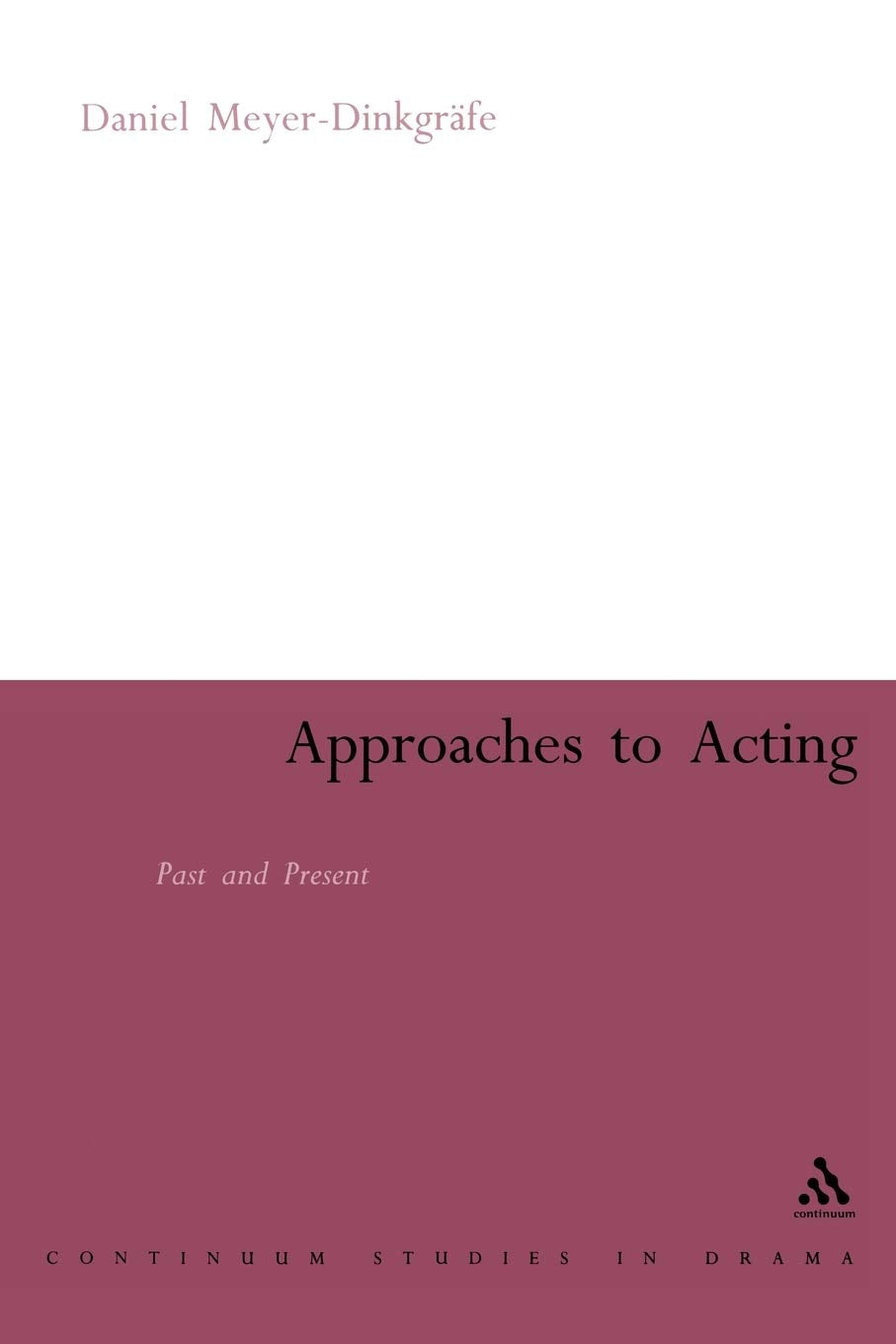 Approaches to Acting: Past and Present (Continuum Collection),Used