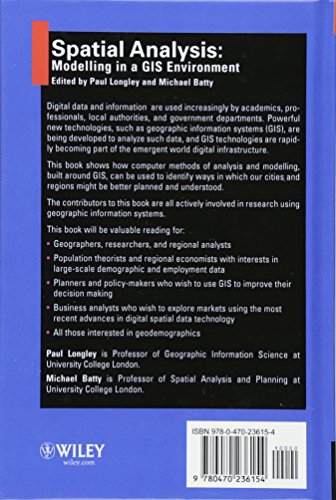 Spatial Analysis: Modelling in a GIS Environment,Used