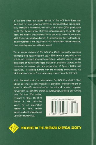 The ACS Style Guide: Effective Communication of Scientific Information (An American Chemical Society Publication),Used
