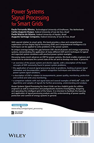 Power Systems Signal Processing for Smart Grids,Used