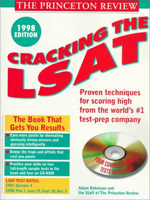 Cracking the LSAT with Sample Tests on CDROM, 1998 Edition,Used