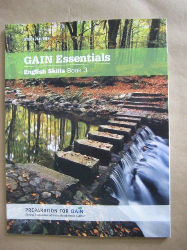 SteckVaughn Gain Essentials: Student Edition Efl Levels 56 English Book 3 2011,Used