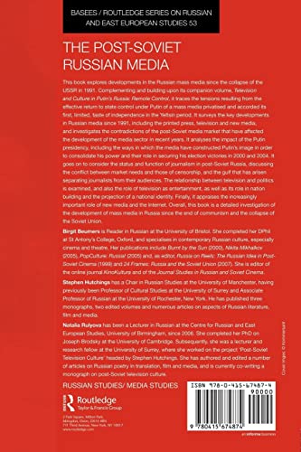 The PostSoviet Russian Media: Conflicting Signals (BASEES/Routledge Series on Russian and East European Studies),Used