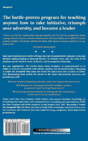 Becoming a Leader the Annapolis Way,Used