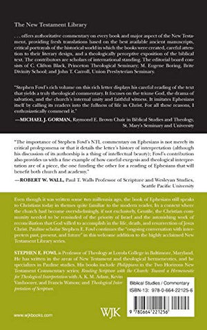 Ephesians: A Commentary (The New Testament Library),Used