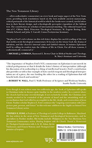 Ephesians: A Commentary (The New Testament Library),Used
