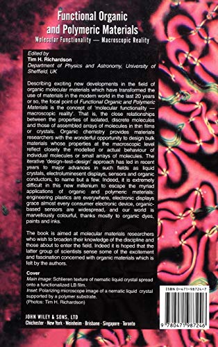 Functional Organic and Polymeric Materials: Molecular FunctionalityMacroscopic Reality,Used