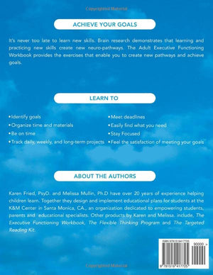 Adult Executive Functioning Workbook: Simple effective advice along with easy to follow checklists.,Used