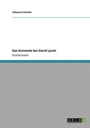 Das Komische Bei David Lynch (German Edition),Used