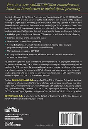 Digital Signal Processing and Applications with the TMS320C6713 and TMS320C6416 DSK,Used