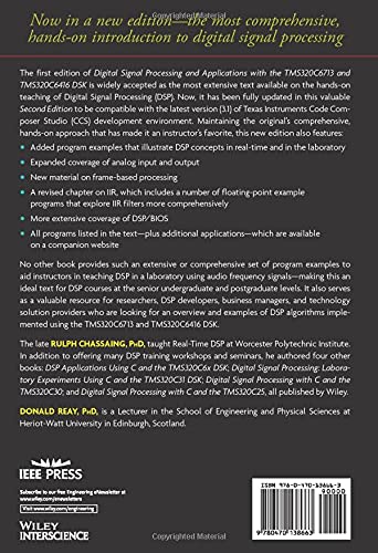Digital Signal Processing and Applications with the TMS320C6713 and TMS320C6416 DSK,Used