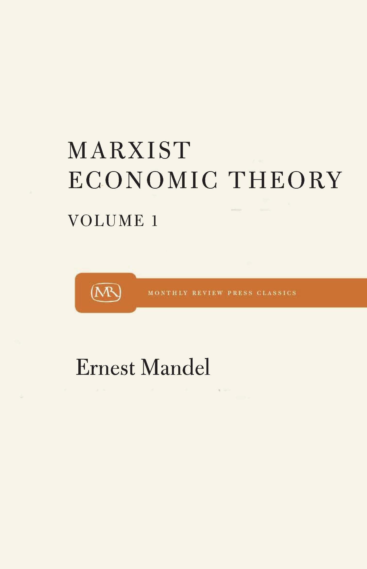 Marx Economic Theory Volume 1,Used