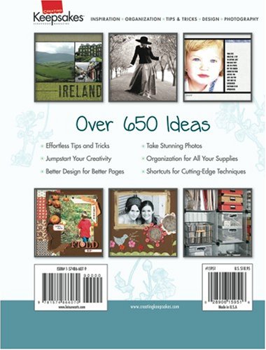 Creativity Tips for Scrapbookers: A Treasury of Favorites (Creating Keepsakes),Used